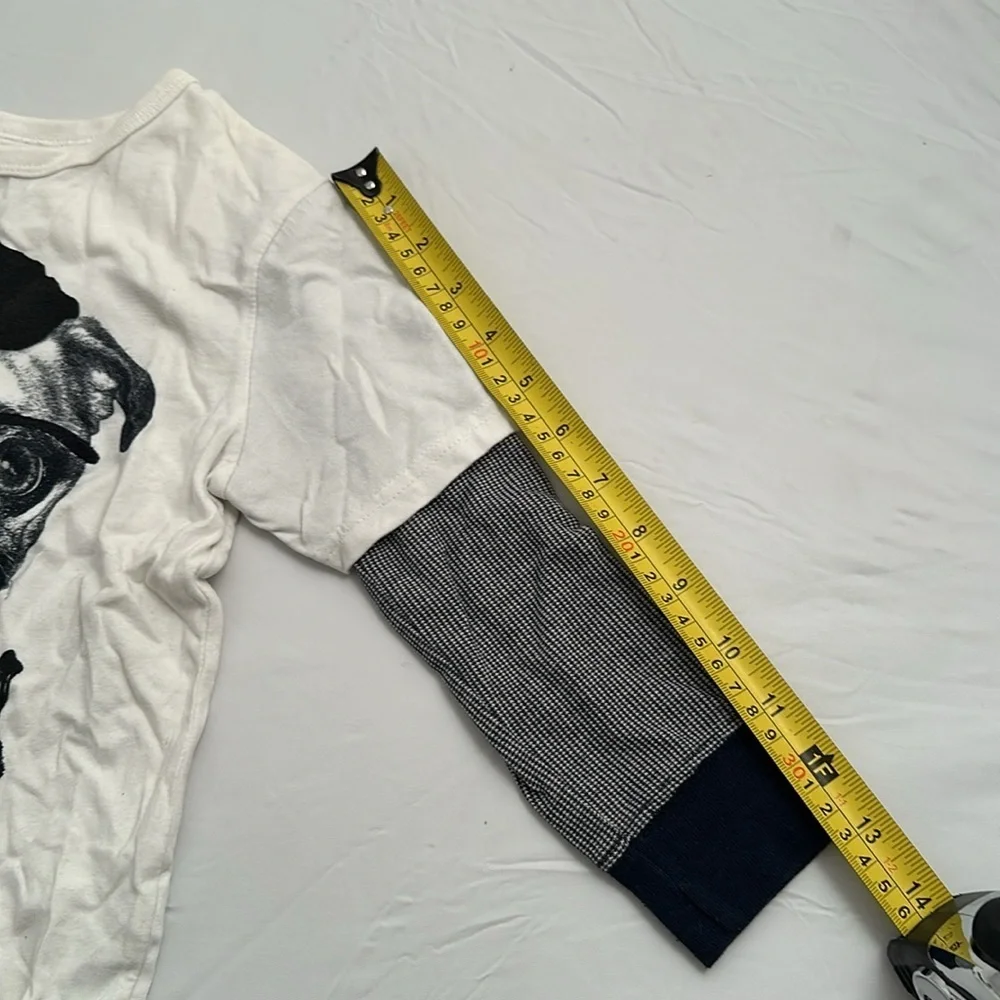 Gap dog pirate black and white long sleeve t-shirt